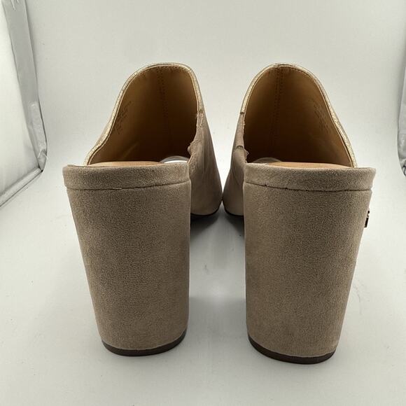Tommy Hilfiger Women's Sayna Beige Slide Open Toe Dress Mules Sandals Sz 8.5 NWB - Picture 6 of 13